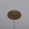 Ekena Millwork Berkshire PVC Medallion (Canopies up to 5 3/4"), 13"OD x 3 1/2"ID x 3/4"P, Metallic Gold Rush CMP13BECGH - alternate 6